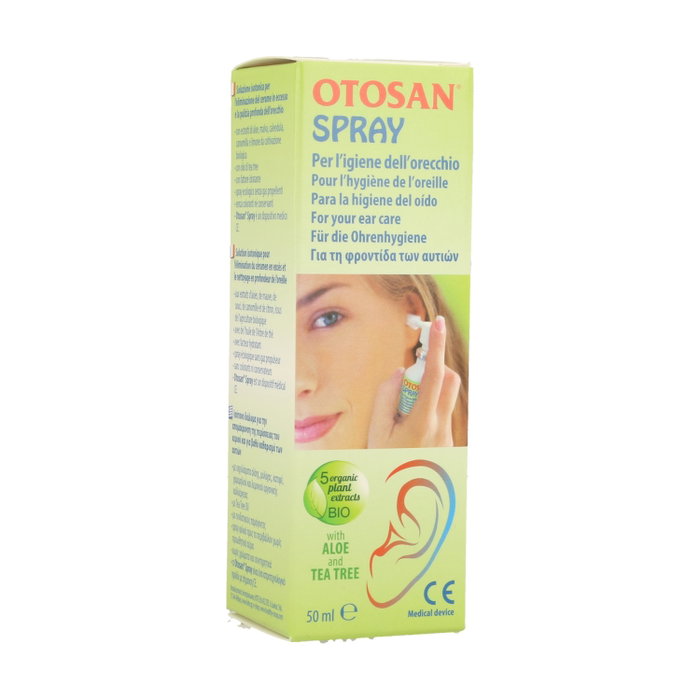 Otosan Spray de nettoyage auriculaire à l'Aloe Vera 50 ml Otosan Spray de nettoyage auriculaire à l'Aloe Vera 50 ml