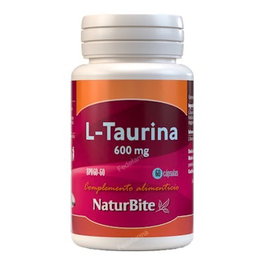 Naturbite L-Taurine 600 mg, 60 gélules