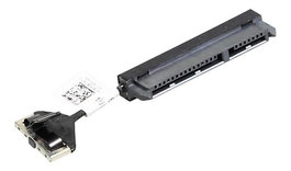 Dell Cable SATA HDD mâle vers femelle - Compatible ordinateurs portables Dell - Connecteur rond pour disque dur SATA