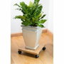 Nature Tablette à roulettes pour plantes - Bambou composite - 310 x 350 x 80 mm