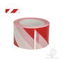 Ruban de signalisation rouge et blanc LDPE 70 mm x 200 m
