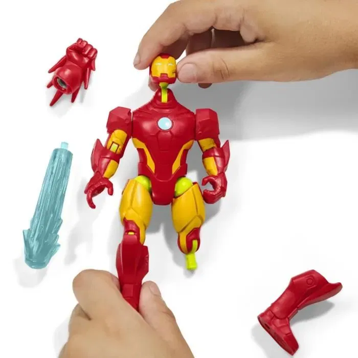 Hasbro MixMashers Marvel Avengers Iron Man - Figurine personnalisable 12 cm avec accessoires - Jouet super-héros pour enfant dès 4 ans Hasbro MixMashers Marvel Avengers Iron Man - Figurine personnalisable 12 cm avec accessoires - Jouet super-héros pour enfant dès 4 ans