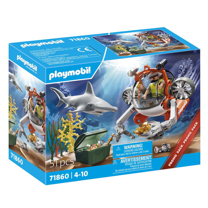 Playmobil 71860 Chasse au trésor avec sous-marin