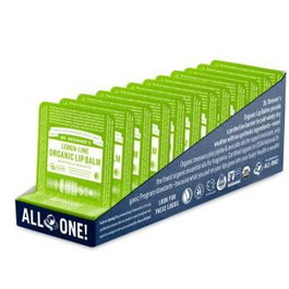 Dr Bronner's Baume à lèvres Lemon Lime Transparent 4 g