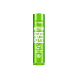 Dr Bronner's Baume à lèvres Lemon Lime Transparent 4 g