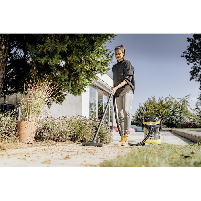 Karcher WD 5 S V-25/5/22 Aspirateur eau et poussière 1100W 25L Jaune Karcher WD 5 S V-25/5/22 Aspirateur eau et poussière 1100W 25L Jaune
