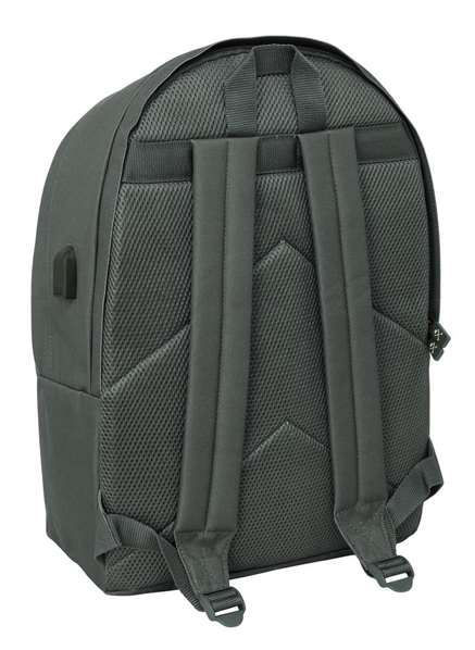 Safta Sac à dos double pour ordinateur portable 15,6 pouces avec port de charge USB, couleur gris, dimensions 31x44x18 cm Safta Sac à dos double pour ordinateur portable 15,6 pouces avec port de charge USB, couleur gris, dimensions 31x44x18 cm