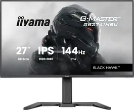 Iiyama G-Master Black Hawk 27" - Ecran PC Gamer - Dalle IPS FHD (1920x1080) - 144 Hz - 1 ms - FreeSync/G-SYNC - Réglable en hauteur - HDMI, DisplayPort, Hub USB