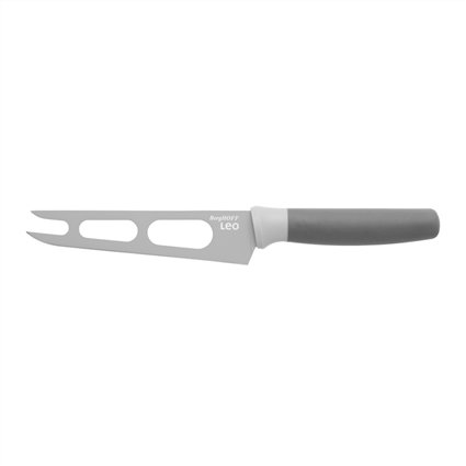 Berghoff Couteau à Fromage avec Lame Anti-Adhésive Gris 13 cm et Manche Ergonomique