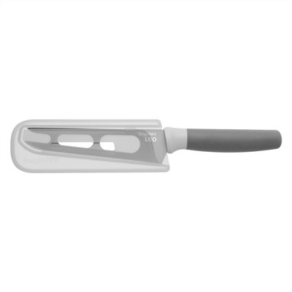 Berghoff Couteau à Fromage avec Lame Anti-Adhésive Gris 13 cm et Manche Ergonomique