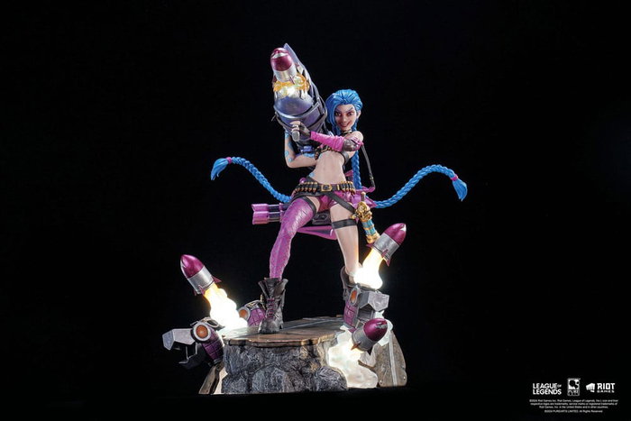 Pure Arts Statuette League of Legends Jinx 1/6 avec LED
