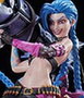 Pure Arts Statuette League of Legends Jinx 1/6 avec LED