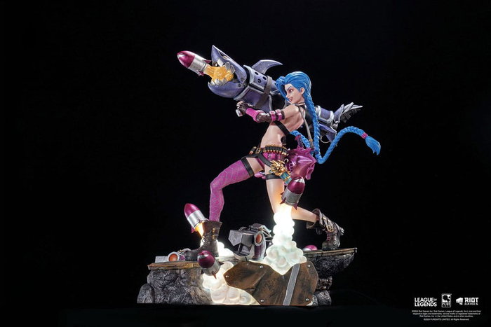 Pure Arts Statuette League of Legends Jinx 1/6 avec LED