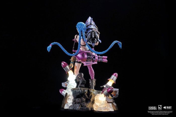 Pure Arts Statuette League of Legends Jinx 1/6 avec LED