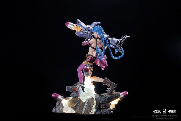 Pure Arts Statuette League of Legends Jinx 1/6 avec LED