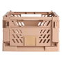 Day Boîte de rangement pliable 2 pièces 50 x 33 x 25 cm couleur sable 27,6 L capacité 45 kg