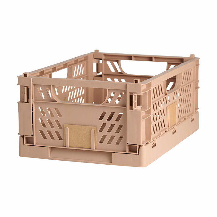 Boîte de rangement Pliable Sable 27,6 L 50 x 33 x 25 cm Boîte de rangement Pliable Sable 27,6 L 50 x 33 x 25 cm