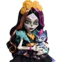 Monster High - Poupée Skelita JHK34 - Maquillage éclatant, robe fête des morts hexico et 7 accessoires