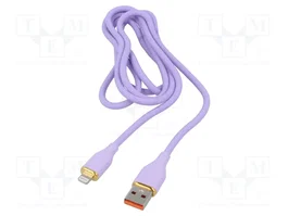 GEMBIRD Câble USB 2.0 Cablexpert Apple Lightning vers USB A, 1,5m, violet