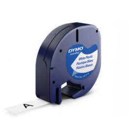 Dymo LetraTAG Ruban d'étiquetage blanc 12 mm x 4 m