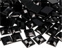 Innspiro Gemmes décoratives acryliques carrées noir opaque 16x16mm (500 unités env.)