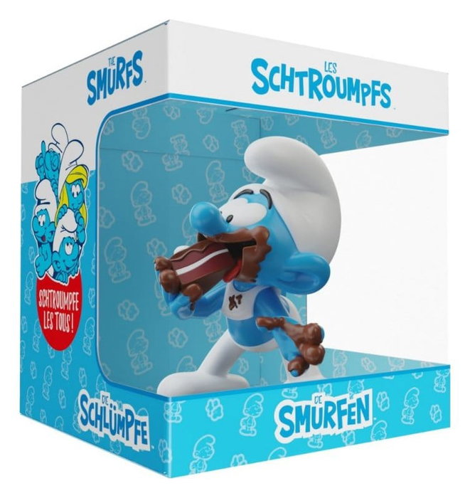 Puppy Statue Schtroumpf Gourmand 10 cm