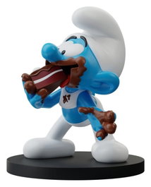 Puppy Statue Schtroumpf Gourmand 10 cm