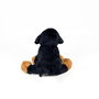 Deqube Peluche Rottweiler Assis 12 Cm en Peluche avec Licence Bocalan - Jouet pour Enfants