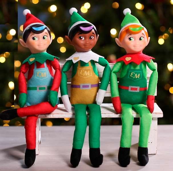 Cefa Elfos 30 cm - Figurines elfes de 3 modèles assortis, sans chaussures - Jouet recommandé à partir de 3 ans