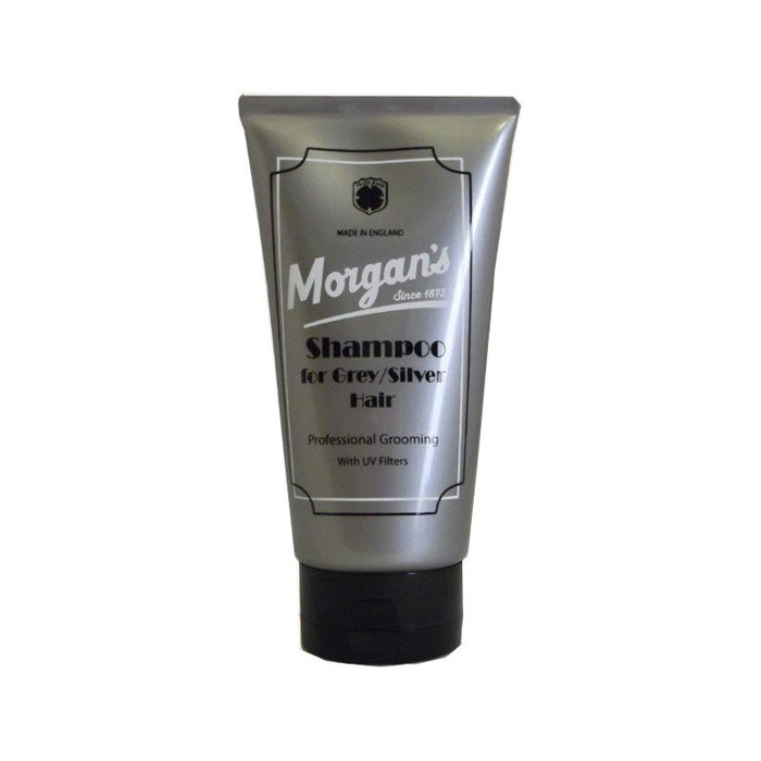 Morgan's Shampoo Grey/Silver Hair - Shampoing revitalisant pour cheveux gris ou argentés - 150ml Morgan's Shampoo Grey/Silver Hair - Shampoing revitalisant pour cheveux gris ou argentés - 150ml