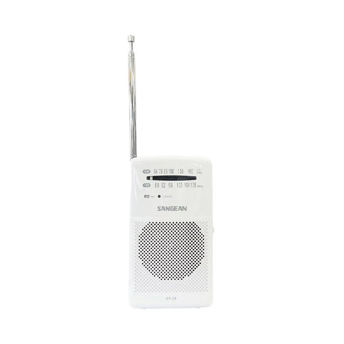 Sangean Radio SR35W Blanc et Noir