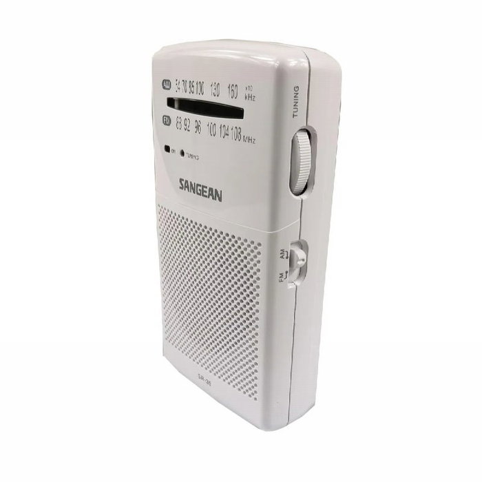 Sangean Radio SR35W Blanc et Noir