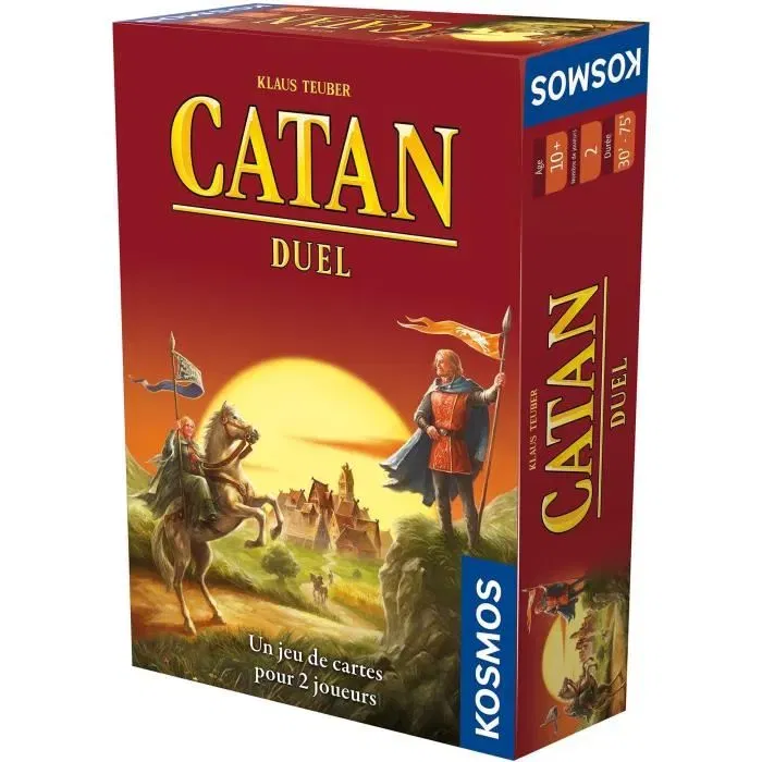 Asmodee Jeu de société Catan Duel - Version française - 2 joueurs de 10 ans et plus, durée 30 à 75 minutes