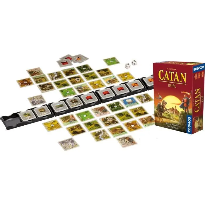 Asmodee Jeu de société Catan Duel - Version française - 2 joueurs de 10 ans et plus, durée 30 à 75 minutes