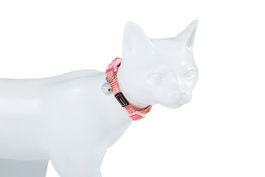 Freedog Collier pour Chat Réfléchissant Rose 10mm x 19/30cm