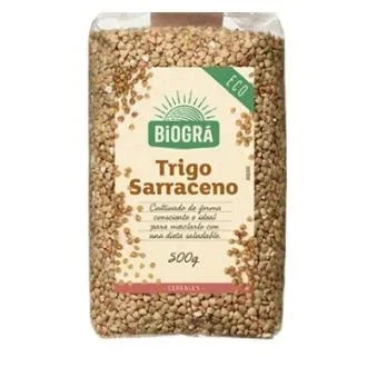 Biogra Trigo Sarraceno en Grano 500g Bio - Sarrasin Bio sans Gluten Biogra Trigo Sarraceno en Grano 500g Bio - Sarrasin Bio sans Gluten