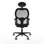 Piqueras y Crespo Chaise de Bureau Jorquera 2D036G1 Bleu
