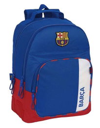 Safta Mochila double avec renforts adaptables au chariot F.C. Barcelona 2ème équipement 23/24, 32x42x15 cm