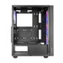 Mars Gaming Boîtier PC MC Air ATX Mid-Tower, vitre trempée, RGB, USB 3.0, jusqu'à 6 ventilateurs