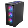 Mars Gaming Boîtier PC MC Air ATX Mid-Tower, vitre trempée, RGB, USB 3.0, jusqu'à 6 ventilateurs