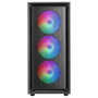 Mars Gaming Boîtier PC MC Air ATX Mid-Tower, vitre trempée, RGB, USB 3.0, jusqu'à 6 ventilateurs