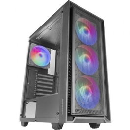 Mars Gaming Boîtier PC MC Air ATX Mid-Tower, vitre trempée, RGB, USB 3.0, jusqu'à 6 ventilateurs