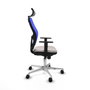 Piqueras y Crespo 1D086N2 Chaise de Bureau avec Appui-tête Blanc