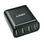 Lindy - Extender USB 2.0 4 ports, jusqu'à 60m - Pour périphériques USB via câble réseau Cat.5e/6 - Solution Plug & Play