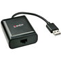 Lindy - Extender USB 2.0 4 ports, jusqu'à 60m - Pour périphériques USB via câble réseau Cat.5e/6 - Solution Plug & Play