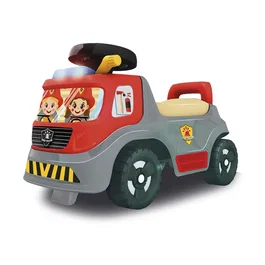 Smoby Porteur Auto Camion Pompier avec sirène et effets sonores