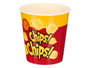 Leknes Cubo Chips 4L Jaune Rouge 20x20x20 cm Plastique PP (Set de 24)