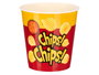 Leknes Cubo Chips 4L Jaune Rouge 20x20x20 cm Plastique PP (Set de 24)