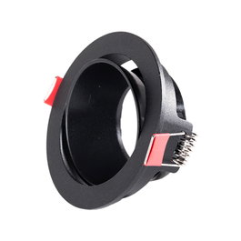 Downlight Rond Noir pour GU10 / GU5.3