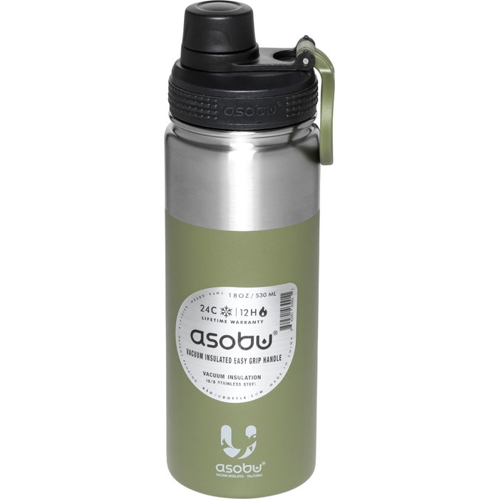 Asobu Alpine Flask Bottle Green, 0.53 L Asobu Alpine Flask Bottle Green, 0.53 L